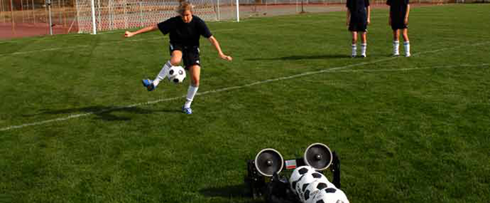 Soccer training with pro trainer