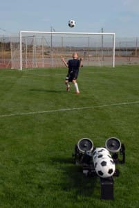 soccer ball machine training